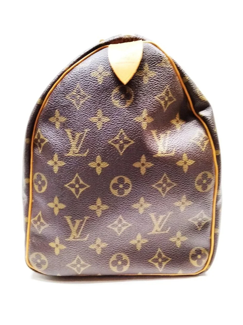 Authentic Louis Vuitton Speedy 35 Monogram Canvas Vintage Brown Top Handle